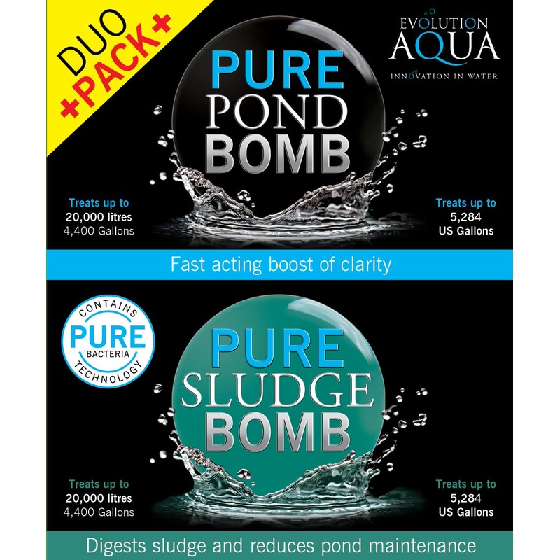 Evolution Aqua Pond Bomb & Sludge Bomb Duo Pack