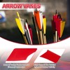 PATIKIL 4 Inch Arrow Vanes, 20 Pack Turkey Feather Fletching
