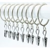 DODXIAOBEUL Curtain Clips with Rings 3 inch Interior Diameter,Easy to