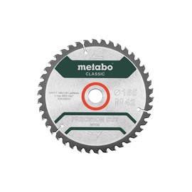 Metabo 628026000 Precision Cut Wood Classic Saw Blade 165 x 1.8 / 1.2 x 20 Z42 WZ 5°