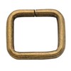 BIKICOCO Metal Rectangle Ring Buckles Square Strap Webbing Belt Rings