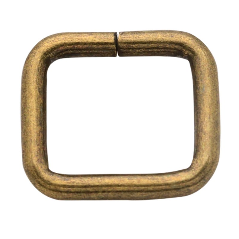 BIKICOCO Metal Rectangle Ring Buckles Square Strap Webbing Belt Rings