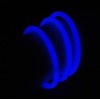 Aptafêtes LU8458/BLEU - Confezione da 100 braccialetti luminosi 4/6 H