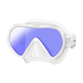 TUSA M-1011S Ino Pro Scuba Diving Mask, Clear/White