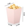 Ainmto 24PCS Pink Popcorn Boxes Mini Paper Popcorn Containers for