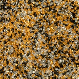 Rimming Sugar - New Years Mix (4oz 1x Tin) | Gold, Black, & Silver Drink Rimmer for Beverages, Cocktails, Margaritas by Brew Glitter