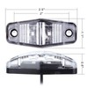 LBRST 2.5" Clear Lens LED Truck Trailer Oval Red Side
