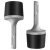 SINJEUN 2 Pack 100mm Powered Rubber Hammer, Rubber Mallet with
