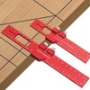 6 Inch Woodworking Ruler Adjustable Sliding Stop Aluminum Alloy Pocket