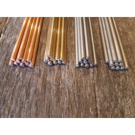 1/4"x11.87" rod Brass/ Copper/ Stainless Steel/ Aluminium - 6061 Aluminium
