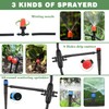200FT+40FT Drip Irrigation System, Garden Watering System with 8/11mm Main