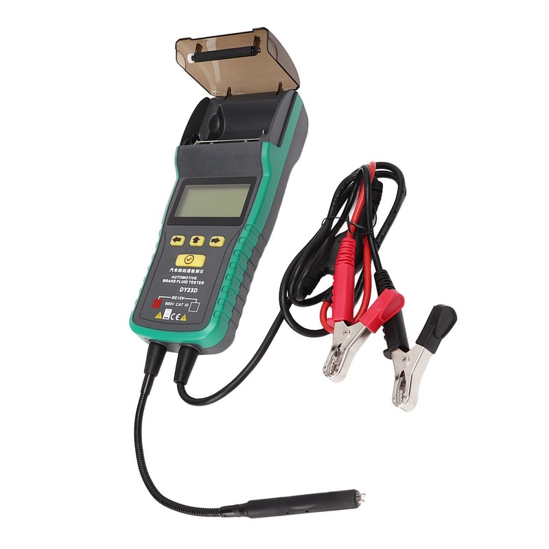 Car Brake Fluid Tester LCD Display Printing Audible Visual Alarm