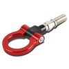 DNA MOTORING Red Aluminum Front/Rear Japanese Car Trailer Tow Hook