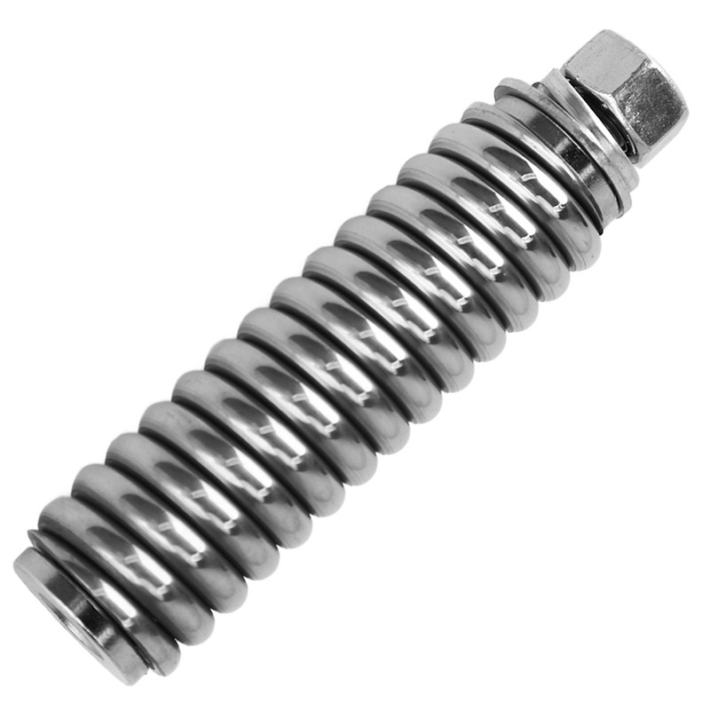 Antenna Spring Mount Silver Shockproof Protective Signal Reception Improvement Flexibility