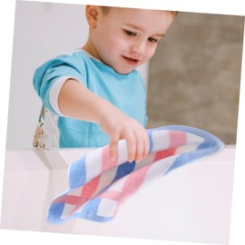 minkissy 3Pcs Cotton Face Towels Soft Absorbent Bath Towels for Striped Washcloths for Pool