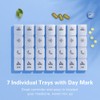 XL Pill Organizer 4 Times a Day, BUG HULL Extra