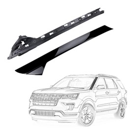 AIKEPT Windshield Trim Molding A Pillar 926450 Compatible with 2011-2019 Ford Explorer 4 Door Utility Replaces BB5Z7803137AA BB5Z7803137AB BB5Z7803137BA BB5Z7803145AA, Left Outer & Inner Accessories