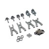 AIXXCUVQ RC Car Aluminium Alloy Steering Knuckles Kit for 1/18