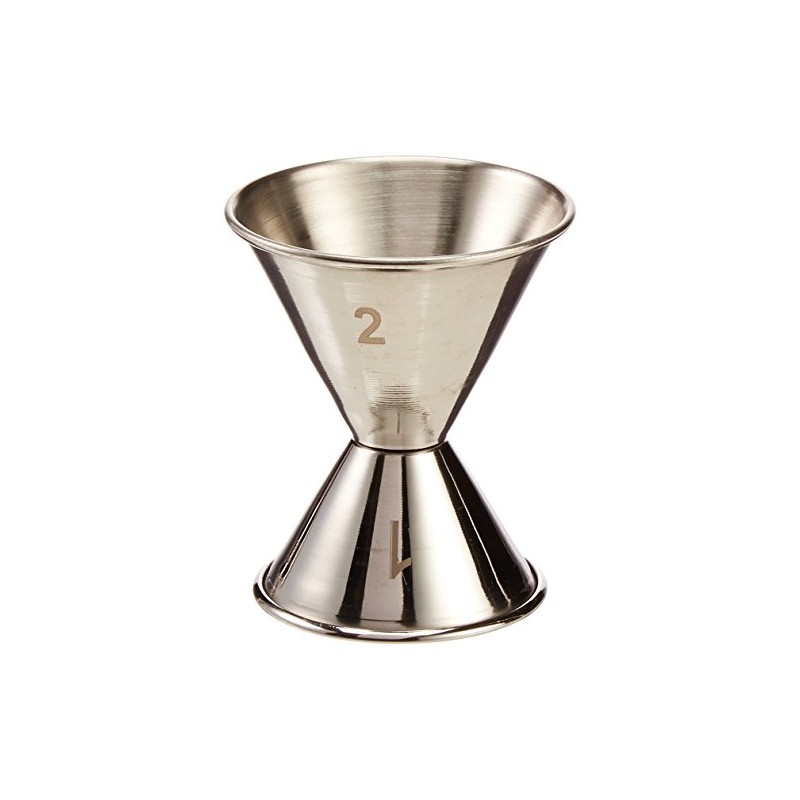 American Metalcraft J205 Jiggers, 2.5" Length x 2.5" Width, Silver