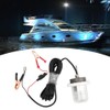 30W LED Underwater Fishing Light 18000lm Green Submersible Fish Attracting