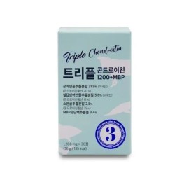 뉴온 [Newon] Newon Triple Chondroitin 1200 1200mg x 30 tablets x 1 box I Basic / [뉴온] 뉴온 트리플 콘드로이친 1200 1200mg x 30정 X 1박스 I 기본