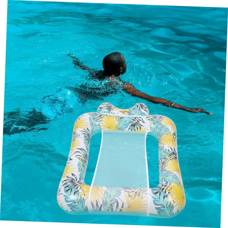 Kisangel Swimming Pool Floating Mat Inflatable Mesh Chair for Adults