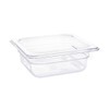 Vogue U239 1/6 Gastronorm Container 65mm 1.05 Litre Clear Catering