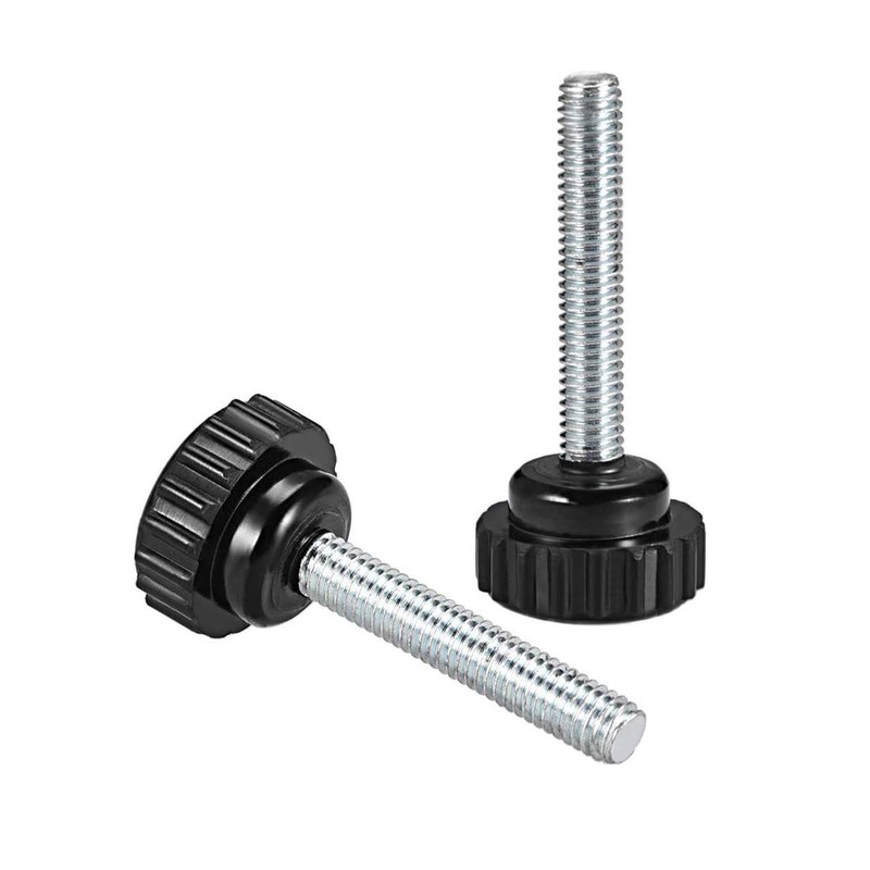 TA-VIGOR 4Pcs M6 x 40mm Male Thread Knurled Clamping Knobs