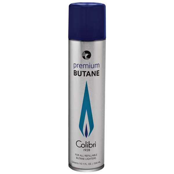 Colibri Premium Butane Fuel Refill for Lighters, 300ml (10.1fl oz)