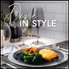 Vikko Dinner Plates, Set of 4 Black Alabaster Plates, 11"