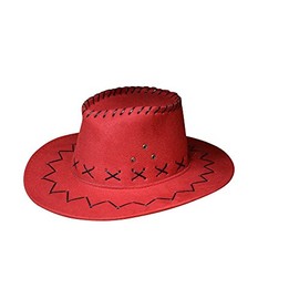 Miobo Cowboy Hat, Western Cowgirl Hat for Women, Men, Children, Red for kids