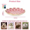 4PCS Ceramic Hamster Food Dish,Sunflower Guinea Pig Food Bowls 4.5in