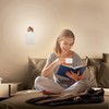 YESPOAK Night Light,Red Cardinal Bird Flowers Night Lights Plug Into