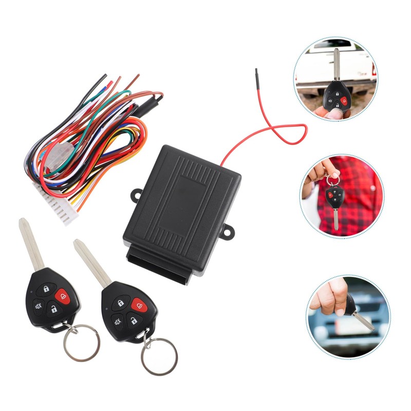 BIUDECO Car Security System 12v Remote Control Lock Theft Alarm