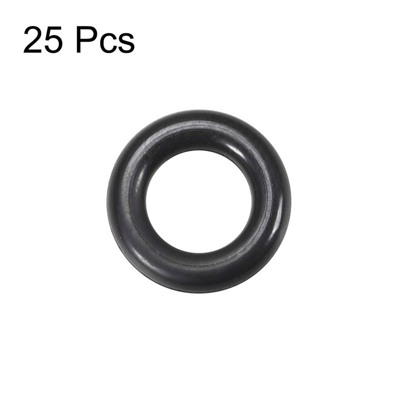 sourcing map Fluorine Rubber O Rings, 9mm OD, 5.2mm Inner