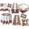 Raebel Tablecloth, Table Runner, Roses Garden, Colourful, Polyester (Table Runner,