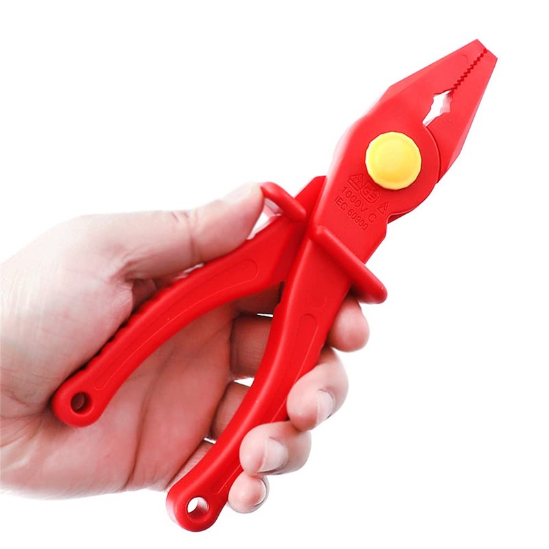8 Inch Insulated Pliers, 1000 V High Pressure Resistant Plastic
