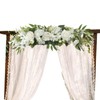 Wedding Arch Flowers,Rustic Flower Swag for Wedding Arch - Artificial