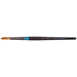 Daler-Rowney Aquafine Watercolour Brush, Soft Synthetic Hair, Short Handle, Round, 12