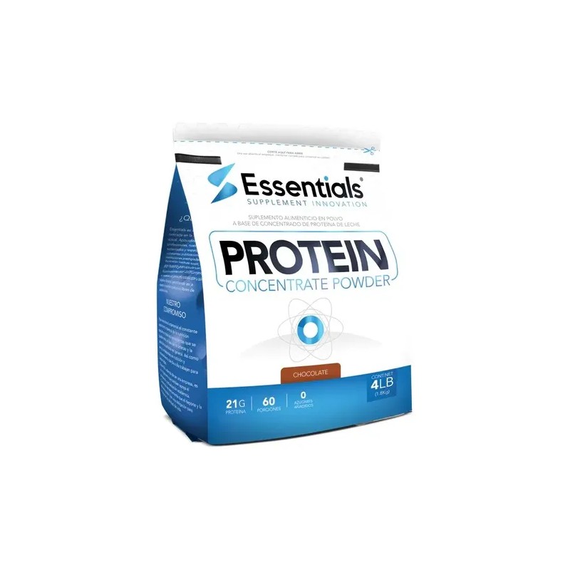 Proteina Whey Protein Essentials 4 Lbs Concentrate Power Sabor Vainilla