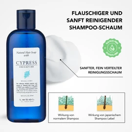 Natural Hair Soap with Cypress 8.5 fl oz (240 ml)