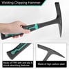 HARFINGTON 3pcs 28oz Welding Chipping Hammer with 9.8" Welding Steel