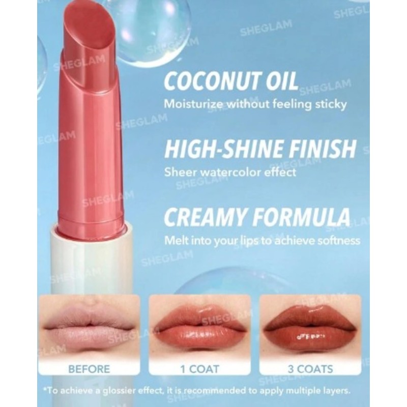 SHEGLAM Rellenador de Labios Brillante Pout-Perfect (Peachy Keen)