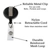 2 Pack / 25 Pack ID Badge Reel Retractable Yo