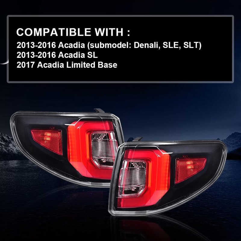G-PLUS Tail Light Left and Right Outer Compatible with GMC