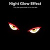 Solar Devil Eyes LED Car Window Light, Wireless No Drill