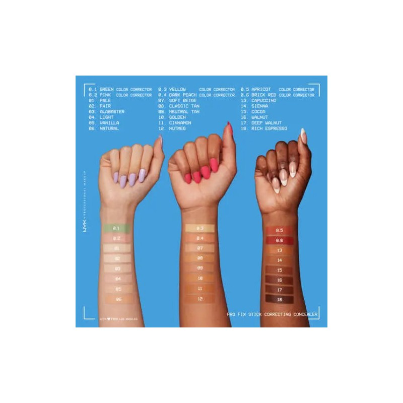 NYX Professional Makeup Pro Fix Stick Correcting Concealer, Pale -