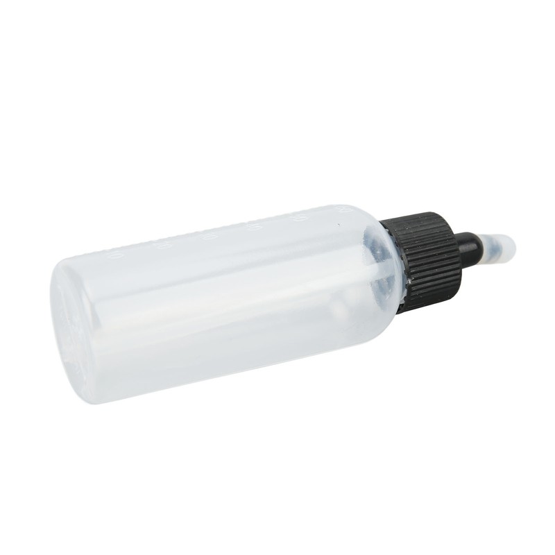 10Pcs Hair Oil Bottle 60ml Leakproof High Temperature Resistant Transparent