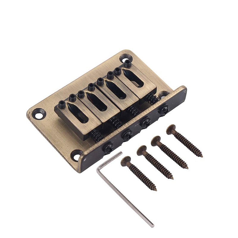 Alnicov 4 String Vintage ukulele bridge for cigar box Guitar