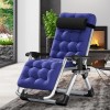 H&ZT Adjustable Chair Folding Lounge Chair Reclining Patio Chairs with
